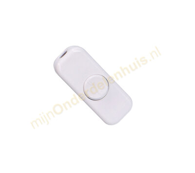 Kopp snoerschakelaar dubbelpolig wit 51074