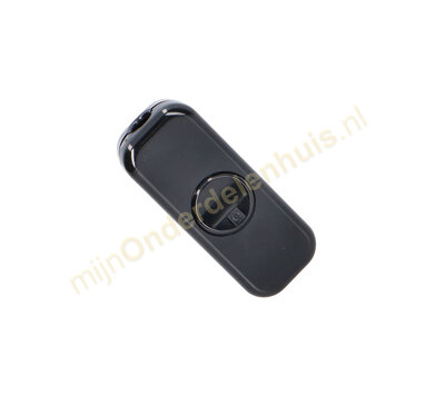 Kopp snoerschakelaar dubbelpolig zwart 51075