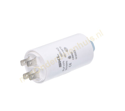 SKL condensator 9,0uF-450V met AMP-aansluiting