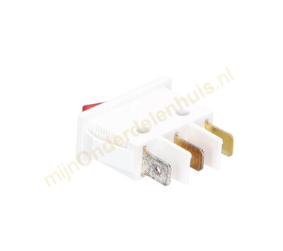 Universele wipschakelaar met controlelampje -wit- 365280722