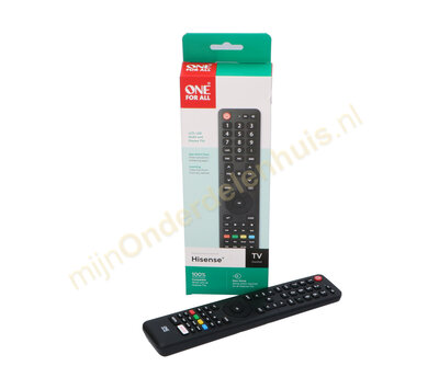 OneForAll afstandsbediening voor alle Hisense televisies URC1916