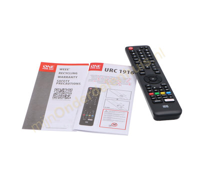 OneForAll afstandsbediening voor alle Hisense televisies URC1916