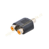Nedis Verloop RCA contra > 2x RCA contra CAGP24941BK