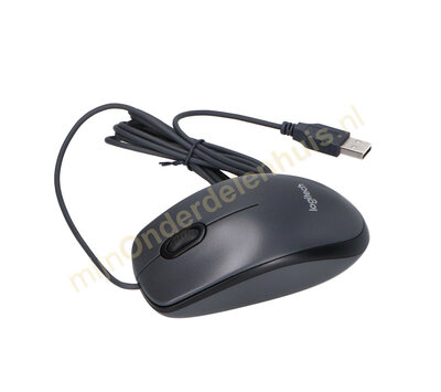 Logitech bedrade optische muis M90 910-001794 zwart