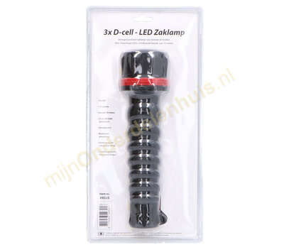 LedGet LED zaklamp Flashlight 3x D-cell 49325