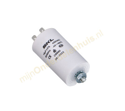 SKL condensator 18uf-450V met AMP-aansluiting