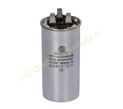 Universele condensator voor airco 35uF+5,0uF 450V