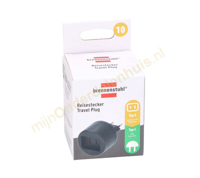 Brennenstuhl reisstekker USA > Nederland 1508500010