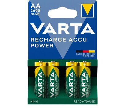 Varta oplaadbare AA penlite 2600mAh