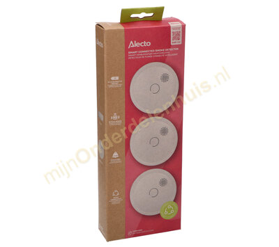 Alecto draadloze koppelbare rookmelder 3-pack A005014