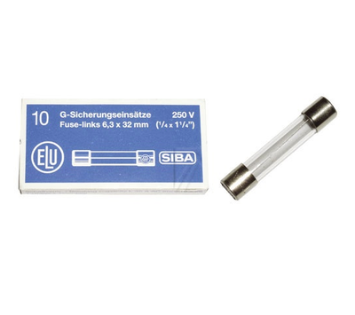 Universele glaszekering 16Amp snel 6.3x32mm (10 st)