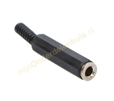 Jackplug 6.35mm contra stereo soldeer
