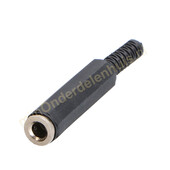 COM Jackplug 6.35mm contra stereo soldeer