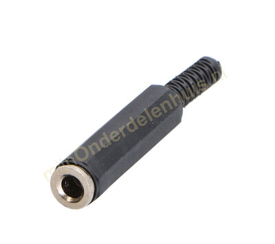 Jackplug 6.35mm contra stereo soldeer
