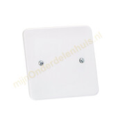 VIMAR Vimar universele muurplaat vierkant met klem 80x80 wit 37066