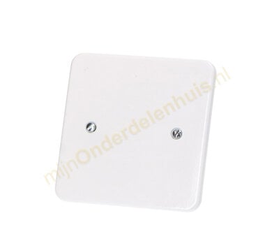 Vimar universele muurplaat vierkant met klem 80x80 wit 37066