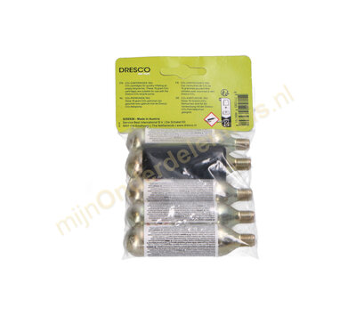 Dresco CO2 patronen 16 gram 5 stuks 5250528