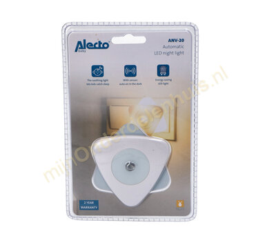 Alecto nachtlamp met schemerschakelaar LED A003330 ANV-20