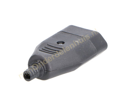 Eurostekker contra plat zwart