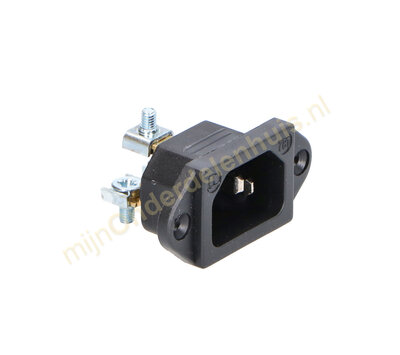 Universele voedingsstekker contra voor apparaten C14