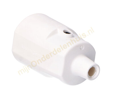 ABL contra stekker met randaarde PVC wit 1565