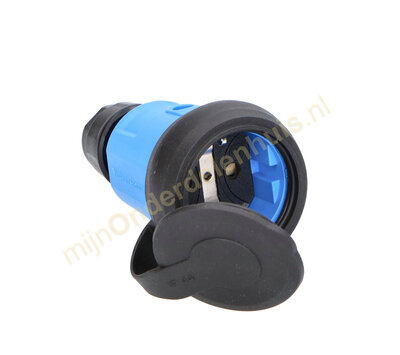 Universele thermoplast contrastekker met schroefklem IP44