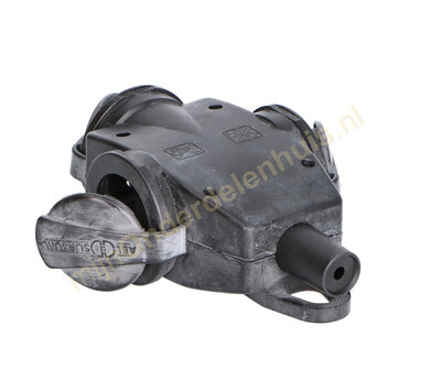 ABL driewegverdeel blok rubber 1473