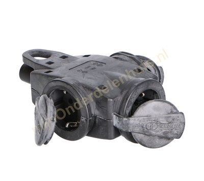 ABL driewegverdeel blok rubber 1473