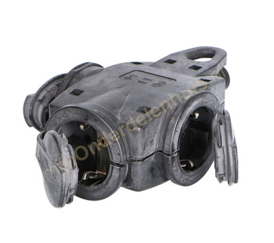 ABL driewegverdeel blok rubber 1473