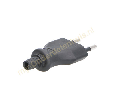 Eurostekker electra plat zwart 900.002