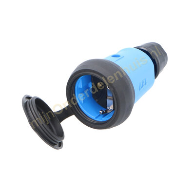 Universele thermoplast contrastekker met schroefklem IP44