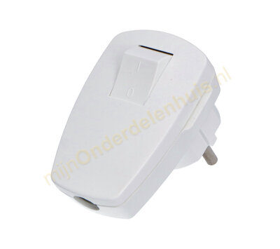 Intertek stekker met schakelaar en randaarde