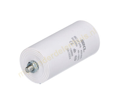 SKL condensator 60uF-450V met AMP-aansluiting