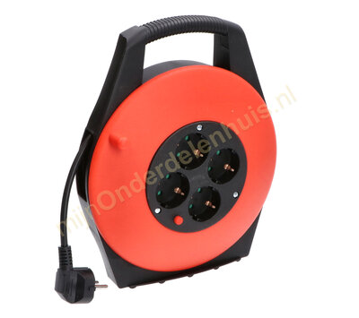 VB haspel 10 meter 4v 3x1.0mm² + RA + thermische beveiliging