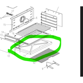 Boretti Boretti bodemplaat van fornuis S23003