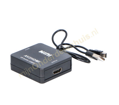 AV naar HDMI convertor / adapter
