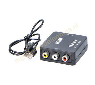 AV naar HDMI convertor / adapter