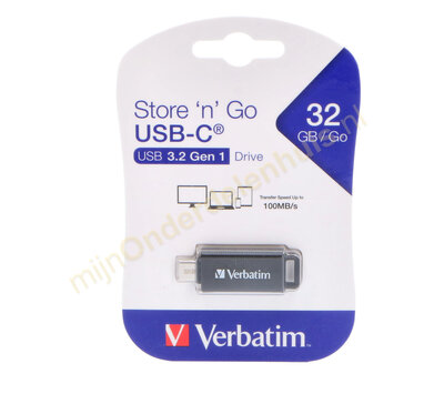 Verbatim USB-C stick / flash drive Store 'n' Go 32GB USB3.2 Gen 1 49457
