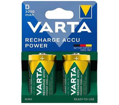 Varta oplaadbare batterij D-cel 3000mAh 1.2V HR20