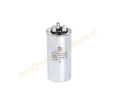 Universele condensator voor airco 35uF+6,0uF 450V