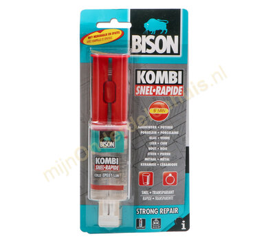 Bison lijm kombi 24ml transparant