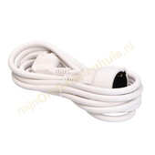 VB VB verlengsnoer met randaarde 3m wit 41204