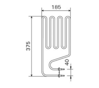 Harvia verwarmingselement van sauna 1500W ZSJ-110