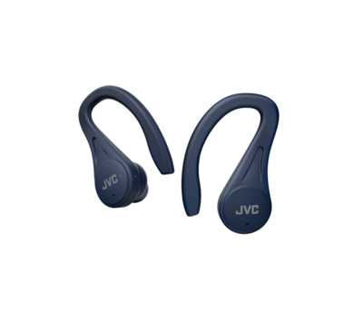 JVC true wireless fitness oordopjes blauw HAEC25TAU