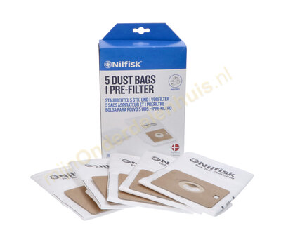 Originele stofzuigerzakken voor Nilfisk Go 78602600