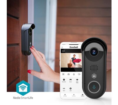 Nedis SmartLIfe videodeurbel WIFICDP11BK