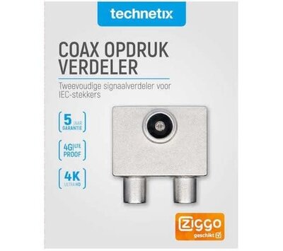 Technetix  coax splitter voor televisie PTSX-02