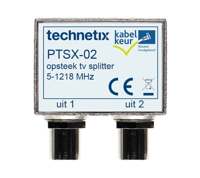 Technetix  coax splitter voor televisie PTSX-02