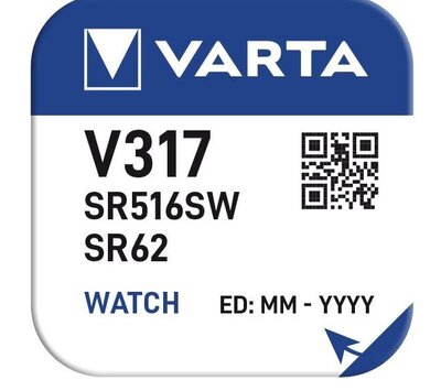 Varta knoopcel V317 SR62