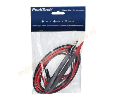 PeakTech meetsnoerset voor digitale multimeter TKS-8